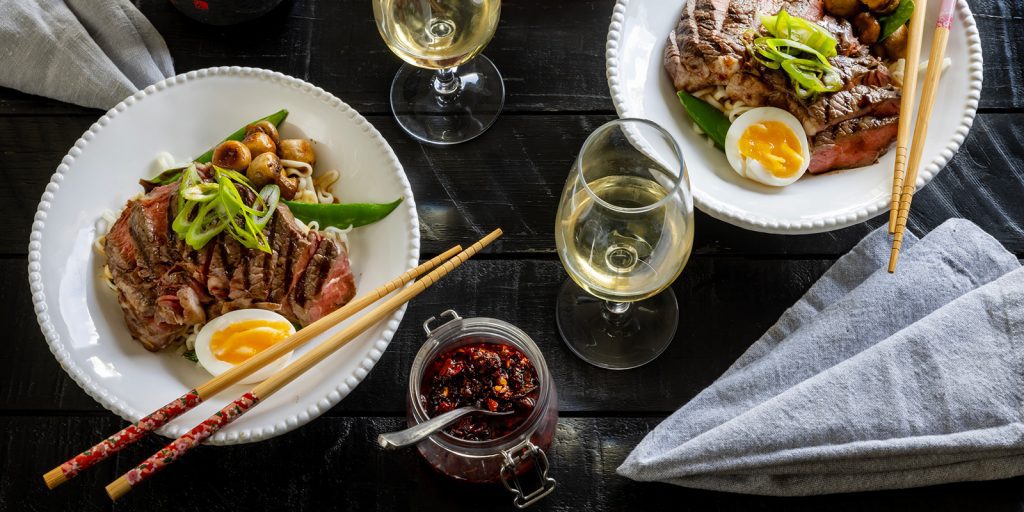 Cheng´s Japchae med biff och grönsaker